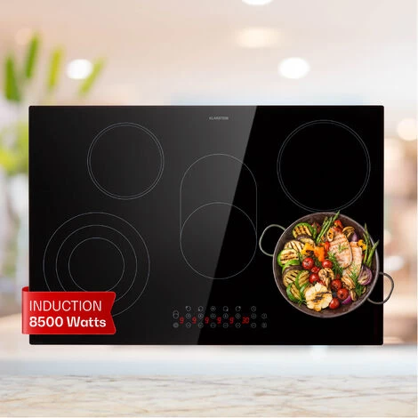 Klarstein Virtuosa 5 Built-in Hob 5 Zones 8500 W Glass Ceramic 3 Klarstein Virtuosa 5 Built-in Hob 5 Zones 8500 W Glass Ceramic
