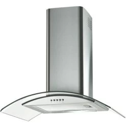Econolux ART28310 60cm Hood Full Curved Glass Cooker Hood