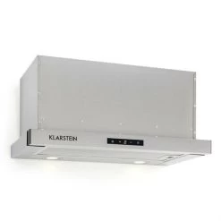 Klarstein Vinea Substructure Cooker Hood Extractor Hood Flat Screen Hood 60cm Silver
