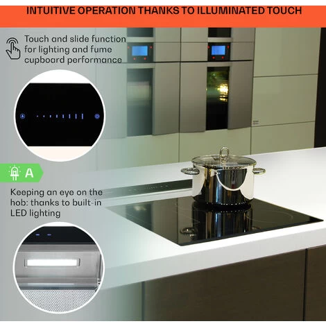 Klarstein Royal Flush Downdraft Cooker Extractor Hood 430 M³ / H 60 Cm 6 Klarstein Royal Flush Downdraft Cooker Extractor Hood 430 M³ / H 60 Cm - Image 4