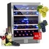 Klarstein Vinovilla 43 Built-In Duo Two-Zone Wine Fridge 129l 43 Bottles 3-Colour Glass Door 1 Klarstein Vinovilla 43 Built-In Duo Two-Zone Wine Fridge 129l 43 Bottles 3-Colour Glass Door -Kitchen Appliance Store 22969413 1