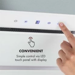 Klarstein Hektor Cooker Extractor Hood Built-in 52cm Exhaust: 530 M³ / H LED Touch Glass 10 Klarstein Hektor Cooker Extractor Hood Built-in 52cm Exhaust: 530 M³ / H LED Touch Glass -Kitchen Appliance Store 22969737 4