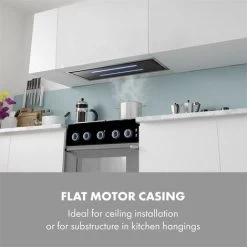 Klarstein High Line Ceiling Hood 90cm 410 M3 / H 75W 3 Steps Remote Control Black 11 Klarstein High Line Ceiling Hood 90cm 410 M3 / H 75W 3 Steps Remote Control Black -Kitchen Appliance Store 22969846 5