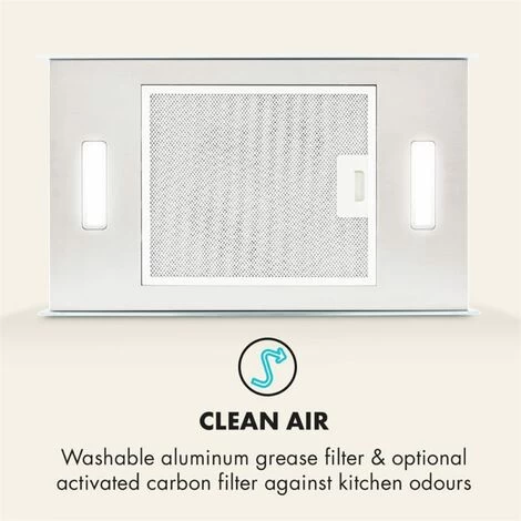 Klarstein Kronleuchter L Island Exhaust Hood 60cm Exhaust Air: 590m³ / H LED Touch White 6 Klarstein Kronleuchter L Island Exhaust Hood 60cm Exhaust Air: 590m³ / H LED Touch White - Image 4