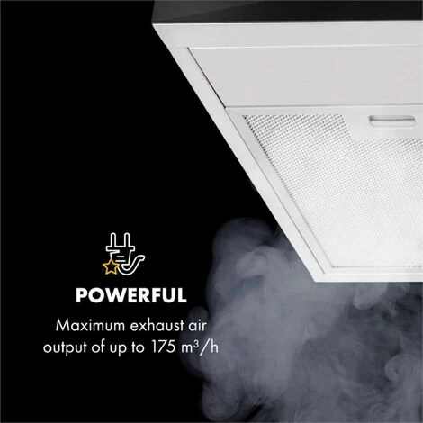 Klarstein Contempo Neo Substructure Cooker Extractor Hood 60cm 175m³ / H LED Stainless Steel Acrylic 6 Klarstein Contempo Neo Substructure Cooker Extractor Hood 60cm 175m³ / H LED Stainless Steel Acrylic - Image 4