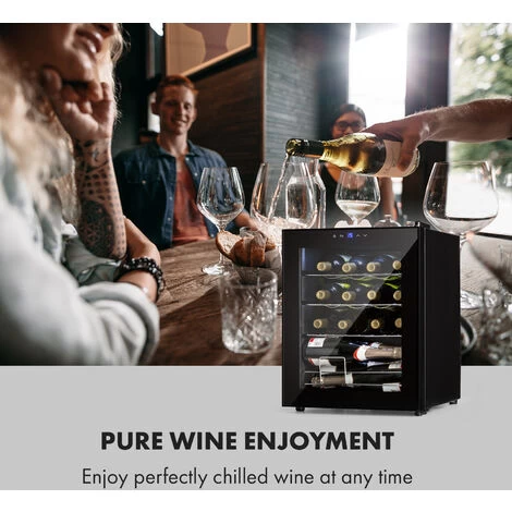 Klarstein Shiraz 16 Uno Wine Fridge 42l Touch Control Panel 131W 5-18°C 4 Klarstein Shiraz 16 Uno Wine Fridge 42l Touch Control Panel 131W 5-18°C - Image 2