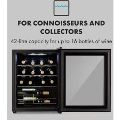 Klarstein Shiraz 16 Uno Wine Fridge 42l Touch Control Panel 131W 5-18°C 10 Klarstein Shiraz 16 Uno Wine Fridge 42l Touch Control Panel 131W 5-18°C -Kitchen Appliance Store 22970344 4
