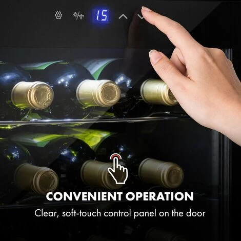 Klarstein Shiraz 16 Uno Wine Fridge 42l Touch Control Panel 131W 5-18°C 7 Klarstein Shiraz 16 Uno Wine Fridge 42l Touch Control Panel 131W 5-18°C - Image 5
