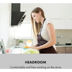 Klarstein Alessia Cooker Extractor Hood Head Free Hood 350 M³ / H Push Control Black 8 Klarstein Alessia Cooker Extractor Hood Head Free Hood 350 M³ / H Push Control Black -Kitchen Appliance Store 22970374 2
