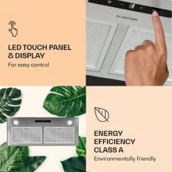 Klarstein Paolo Cooker Hood Built-in 72 Cm EEC: A 593 M³/h -Kitchen Appliance Store 22970438 5