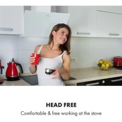 Klarstein Laurel 60 Cooker Extractor Hood 60cm Exhaust Air: 350 M³ / H LED Touch White 11 Klarstein Laurel 60 Cooker Extractor Hood 60cm Exhaust Air: 350 M³ / H LED Touch White -Kitchen Appliance Store 22970454 5