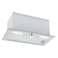 Klarstein Simplica Extractor Hood Recessed 52cm Exhaust Air: 400 M³ / H LED Stainless Steel
