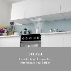 Klarstein Simplica Extractor Hood Recessed 52cm Exhaust Air: 400 M³ / H LED Stainless Steel 9 Klarstein Simplica Extractor Hood Recessed 52cm Exhaust Air: 400 M³ / H LED Stainless Steel -Kitchen Appliance Store 22970639 3