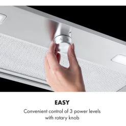 Klarstein Simplica Extractor Hood Recessed 70cm Exhaust Air: 400 M³ / H LED Stainless Steel 9 Klarstein Simplica Extractor Hood Recessed 70cm Exhaust Air: 400 M³ / H LED Stainless Steel -Kitchen Appliance Store 22970641 3