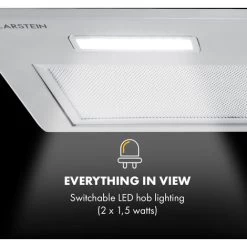 Klarstein Simplica Extractor Hood Recessed 70cm Exhaust Air: 400 M³ / H LED Stainless Steel 11 Klarstein Simplica Extractor Hood Recessed 70cm Exhaust Air: 400 M³ / H LED Stainless Steel -Kitchen Appliance Store 22970641 5