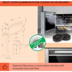 Klarstein Royal Flush Eco Cooker Hood 90 Cm 576 M³/h A+ 11 Klarstein Royal Flush Eco Cooker Hood 90 Cm 576 M³/h A+ -Kitchen Appliance Store 23742943 5