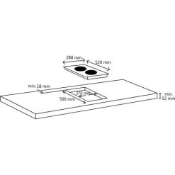 Ceramic Hob With 2 Burners Touch Control 3000 W -Kitchen Appliance Store 29796210 5