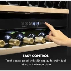 Klarstein Vinsider 36 Wine Fridge 2 Cooling Zones 5-22°C 85l Stainless Steel 11 Klarstein Vinsider 36 Wine Fridge 2 Cooling Zones 5-22°C 85l Stainless Steel -Kitchen Appliance Store 33502999 5