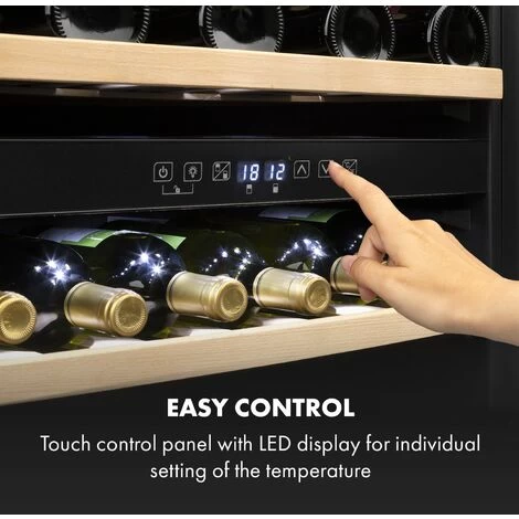 Klarstein Vinsider 36 Wine Fridge 2 Cooling Zones 5-22°C 85l Stainless Steel 7 Klarstein Vinsider 36 Wine Fridge 2 Cooling Zones 5-22°C 85l Stainless Steel - Image 5