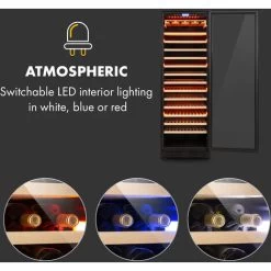 Klarstein Vinovilla Grande 165 Built-in Uno Onyx Large Capacity Wine Fridge 433 Litres 165 Bottles -Kitchen Appliance Store 33503300 3