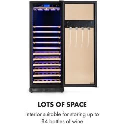 Klarstein First Class 84 Wine Cooler 4 Dispensers 84 Bottles 5-22 ° C Black 11 Klarstein First Class 84 Wine Cooler 4 Dispensers 84 Bottles 5-22 ° C Black -Kitchen Appliance Store 33503305 5