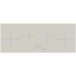 Innocenti ART291102 90cm Icon Linear 4 X Boost Induction Hob White