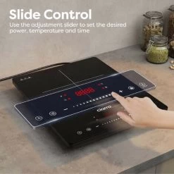 CIARRA Single Induction Hob 2000W, Touch Control Black Polished Crystal Glass Panel Safety Lock-CBTIH1 -Kitchen Appliance Store 36409477 3