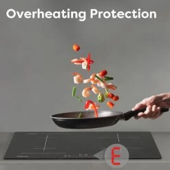 CIARRA Built-in 4 Zones Induction Hob, Integrated Electric Cooktop With 1 Flex Zone 7200W-CD4BFBIH -Kitchen Appliance Store 36409494 3