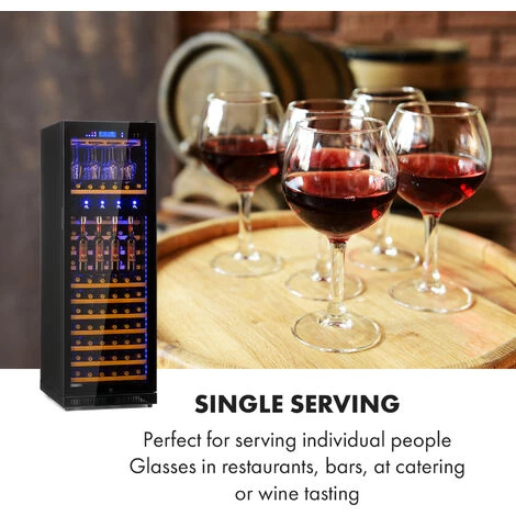 Klarstein First Class 129 Wine Cooler Dispenser 129 Bottles 5-22 ° C Black 5 Klarstein First Class 129 Wine Cooler Dispenser 129 Bottles 5-22 ° C Black - Image 3