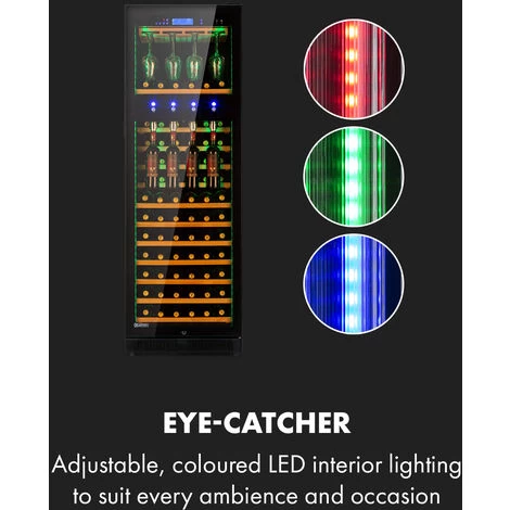 Klarstein First Class 129 Wine Cooler Dispenser 129 Bottles 5-22 ° C Black 6 Klarstein First Class 129 Wine Cooler Dispenser 129 Bottles 5-22 ° C Black - Image 4