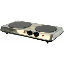 Oypla 2000W Ceramic Portable Infrared Electric Double Hot Plate Hob