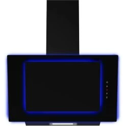 Edesa ART283101 60cm Aurora Led Halo Angled Glass Cooker Hood -Kitchen Appliance Store 42504459 2