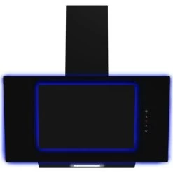 Edesa ART283102 70cm Aurora Led Halo Angled Glass Cooker Hood -Kitchen Appliance Store 45400023 2