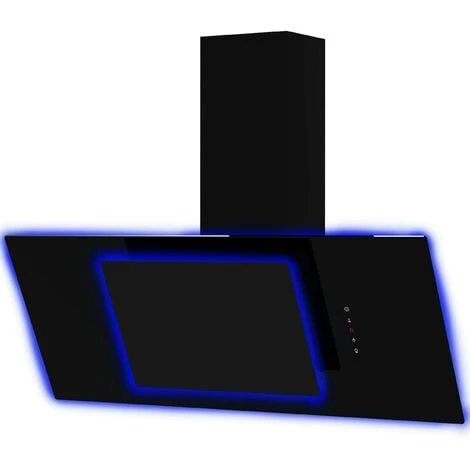 Edesa ART283103 90cm Aurora Led Halo Angled Glass Cooker Hood 3 Edesa ART283103 90cm Aurora Led Halo Angled Glass Cooker Hood