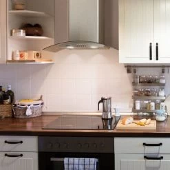 CIARRA 60cm Curved Glass Wall Mounted Cooker Extractor Hood 6S506-UK -Kitchen Appliance Store 47309339 3