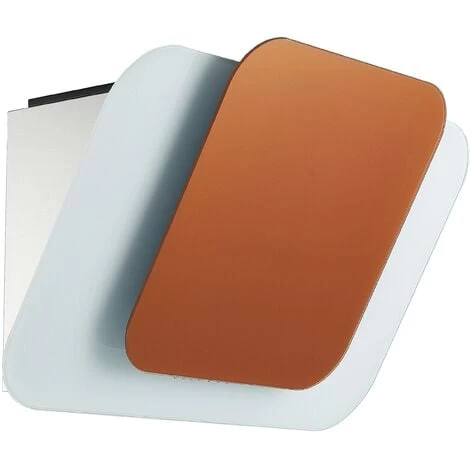 Innocenti ART10938 80cm Luna Angled Glass Cooker Hood White & Copper 3 Innocenti ART10938 80cm Luna Angled Glass Cooker Hood White & Copper