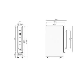 Edesa ART29639 15cm Stainless Steel Wine Cooler 7 Edesa ART29639 15cm Stainless Steel Wine Cooler -Kitchen Appliance Store 49735014 3
