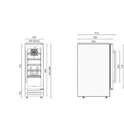 Edesa ART29641 30cm Stainless Steel Wine Cooler -Kitchen Appliance Store 49735016 3