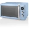 Swan Retro 800W LED Digital Microwave Blue -Kitchen Appliance Store 53434762 1