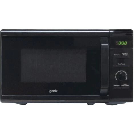 Igenix Digital Microwave, 8 Cooking Settings, 20 Litre, 800W, Black - IG2097 2 Igenix Digital Microwave, 8 Cooking Settings, 20 Litre, 800W, Black - IG2097