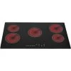 SIA CERH90BL 90cm Black 5 Zone Frameless Touch Control Electric Ceramic Hob -Kitchen Appliance Store 65334518 1