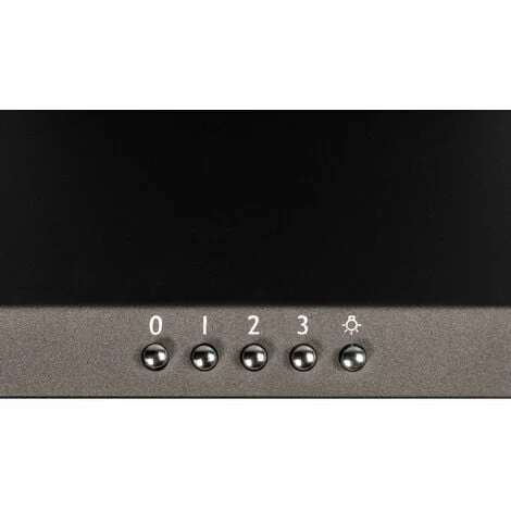 SIA CHL70BL 70cm Chimney Cooker Hood Kitchen Extractor Fan In Black 5 SIA CHL70BL 70cm Chimney Cooker Hood Kitchen Extractor Fan In Black - Image 3