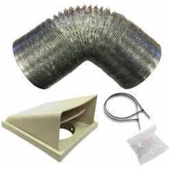 SIA D7 Universal Kitchen Cooker Hood Extractor Fan Ducting Vent Kit 150mm X 3m