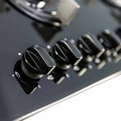 SIA GHG902BL 90cm Black 5 Burner Gas On Glass Hob With Cast Iron Pan Stands 8 SIA GHG902BL 90cm Black 5 Burner Gas On Glass Hob With Cast Iron Pan Stands -Kitchen Appliance Store 65334555 2