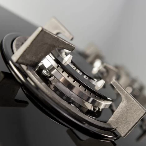 SIA GHG902BL 90cm Black 5 Burner Gas On Glass Hob With Cast Iron Pan Stands 5 SIA GHG902BL 90cm Black 5 Burner Gas On Glass Hob With Cast Iron Pan Stands - Image 3