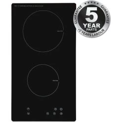 SIA INDH30BL 30cm Black Domino 2 Zone Touch Control Electric Induction Hob -Kitchen Appliance Store 65334602 5