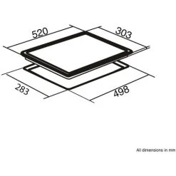 SIA GHG101BL 30cm Black Single Burner Gas On Glass Domino Hob With LPG Kit & FFD -Kitchen Appliance Store 65334658 5