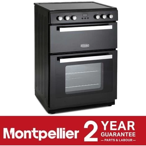 60cm Double Electric Cooker With Ceramic Hob, Freestanding - Montpellier RMC61CK 3 60cm Double Electric Cooker With Ceramic Hob, Freestanding - Montpellier RMC61CK - Image 2