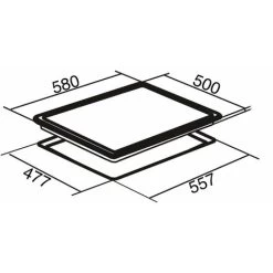 SIA PHP601SS 60cm Stainless Steel Solid Plate 4 Zone Electric Easy Clean Hob -Kitchen Appliance Store 65334749 4