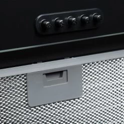 SIA UCG52BL 52cm Black Glass Built In Under Canopy Kitchen Cupboard Cooker Hood -Kitchen Appliance Store 65334756 3